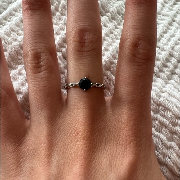 Verameat ring style not sold anymore with insane real black crystal - Picture 2 of 6